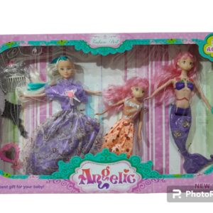 ANGELIC FASHION DOLL SET OF 3 DOLLS