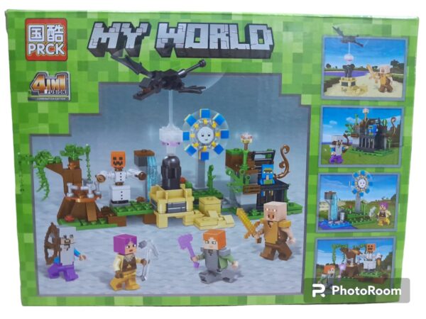PRCK My World Minecraft building blocks 69pcs