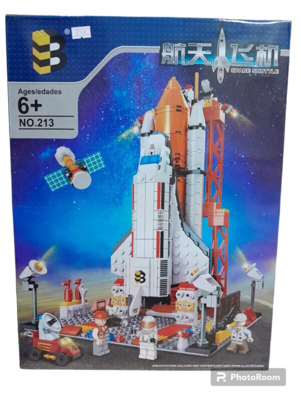 BUILDING BLOCKS SPACE SHUTTLE MODEL:213
