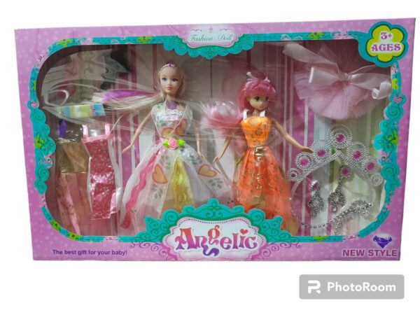 ANGELIC FASHION DOLL SET OF 2 DOLLS