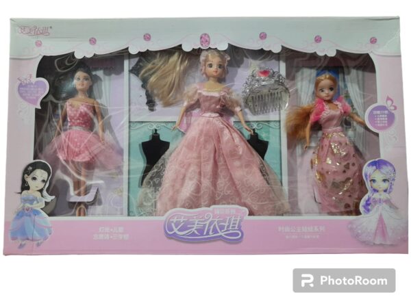VOUGE FASHION DOLLS SET O 3 (YQ905-45)