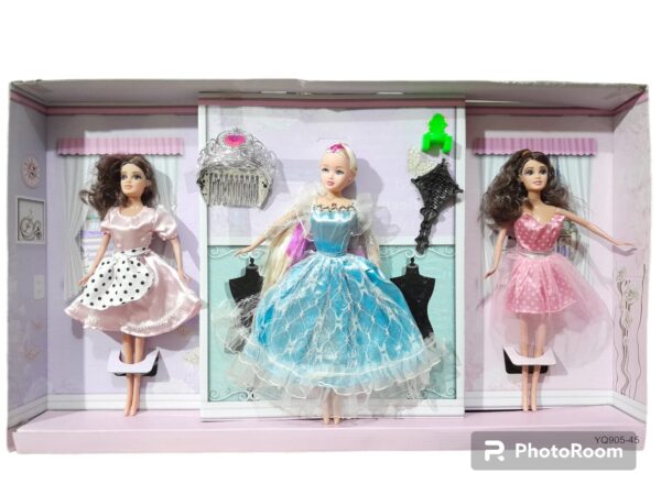 VOUGE FASHION DOLLS SET O 3 (YQ905-45)