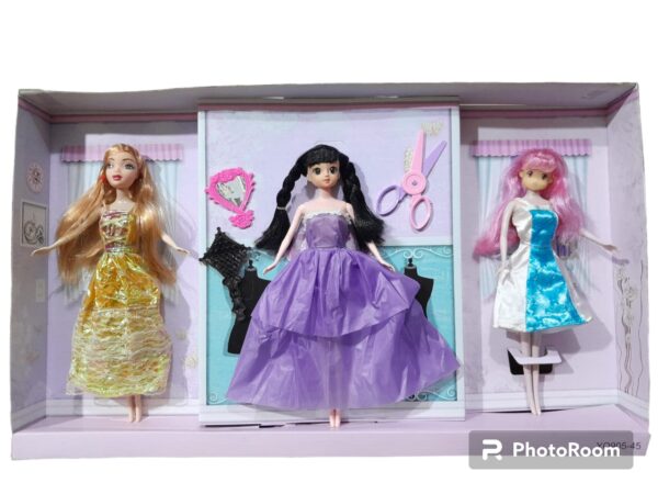 VOUGE FASHION DOLLS SET O 3 (YQ905-45)