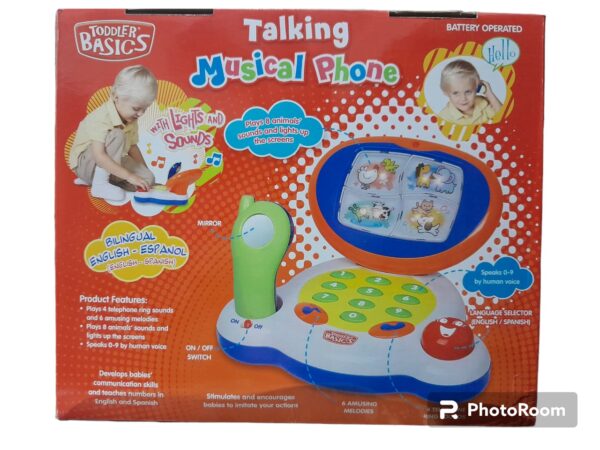 TODDLER BASICS TALKING MUSICAL PHONE