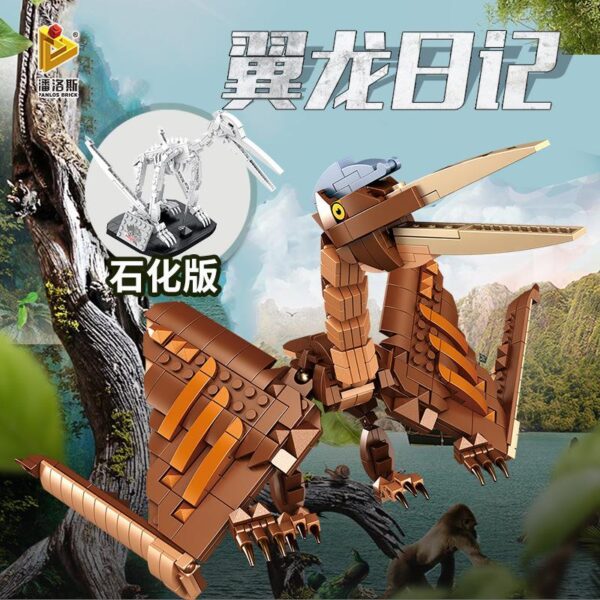 Panlos Brick 612006 "Pterosaur with skeleton 2 in 1"