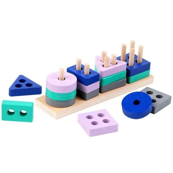 Blocks Early Learning  Educational Toys Color  Shape Match