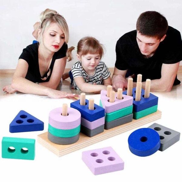 Blocks Early Learning  Educational Toys Color  Shape Match
