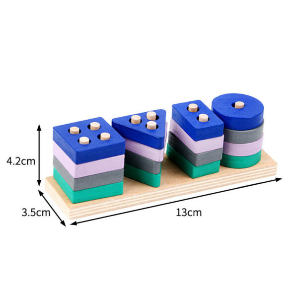 Blocks Early Learning  Educational Toys Color  Shape Match