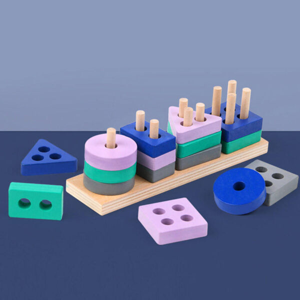 Blocks Early Learning  Educational Toys Color  Shape Match