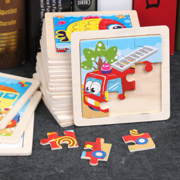9PCS WOODEN JIGSAW PUZZLE