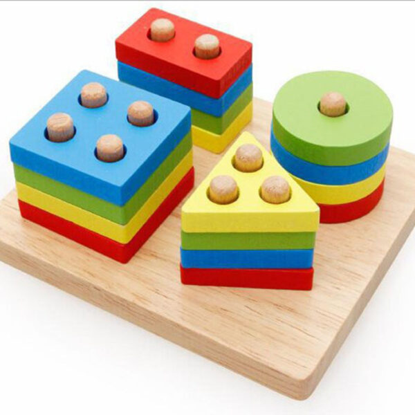 WOODEN GEOMETRIC BLOCKS
