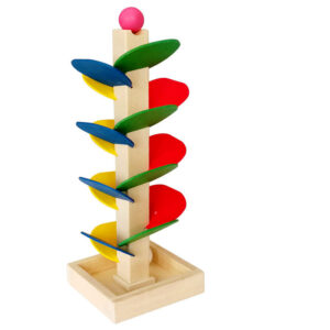 Wooden Ball Run Track  Children Game