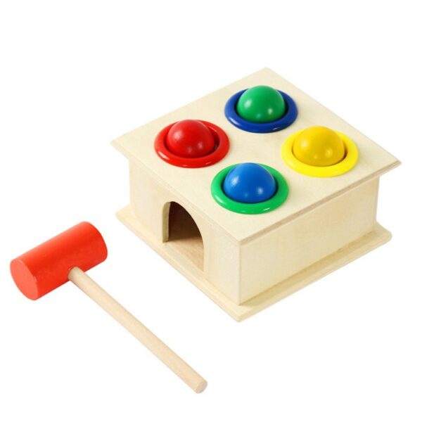 Montessori Wooden  Hammering Ball Game