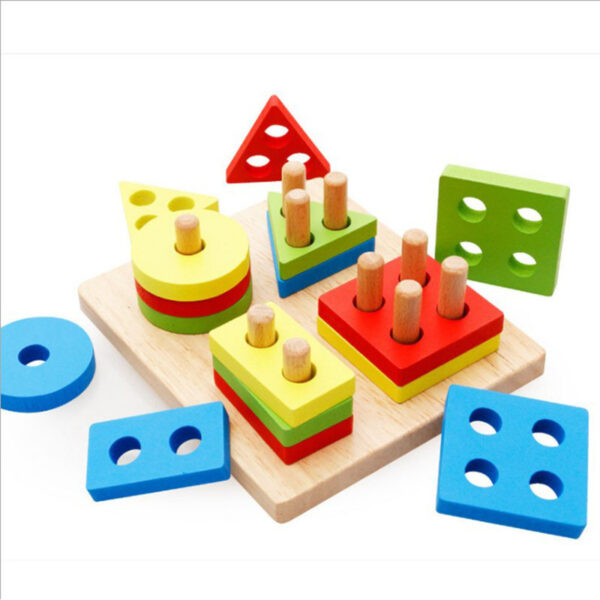 WOODEN GEOMETRIC BLOCKS