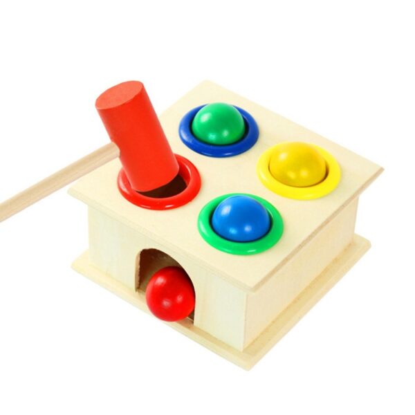 Montessori Wooden  Hammering Ball Game