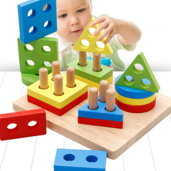 WOODEN GEOMETRIC BLOCKS
