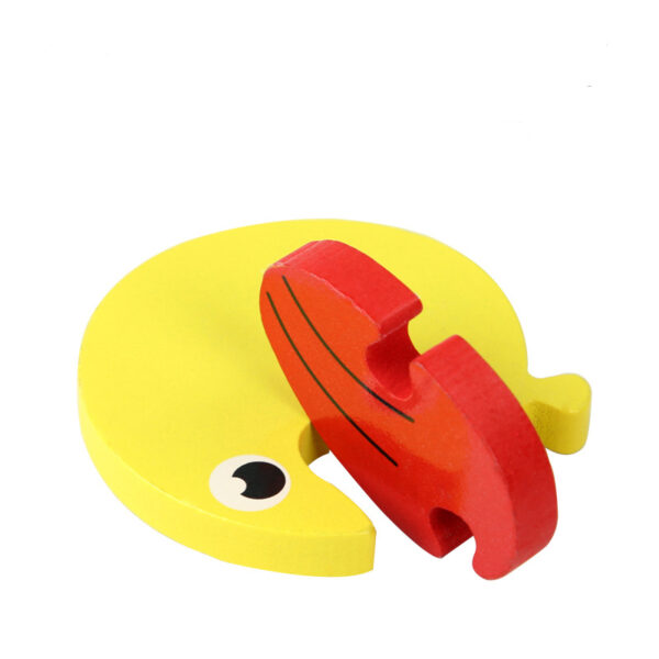 Children's Wooden  Jigsaw Cartoon Puzzle