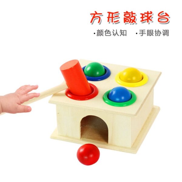 Montessori Wooden  Hammering Ball Game