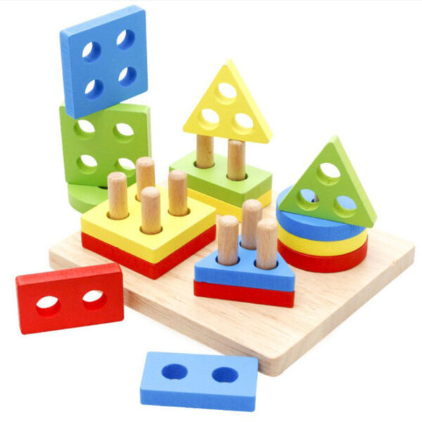 WOODEN GEOMETRIC BLOCKS