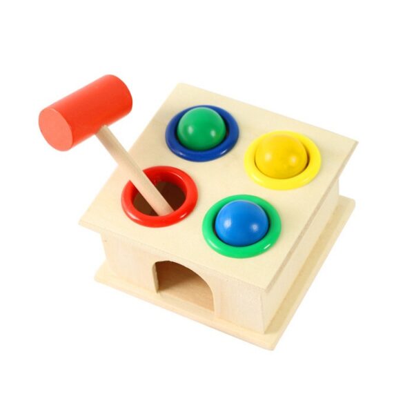 Montessori Wooden  Hammering Ball Game