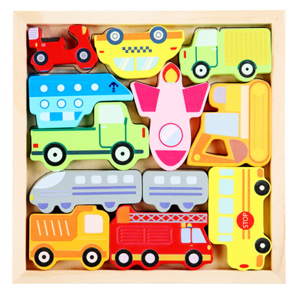 Cartoon animal 3D  jigsaw puzzle board