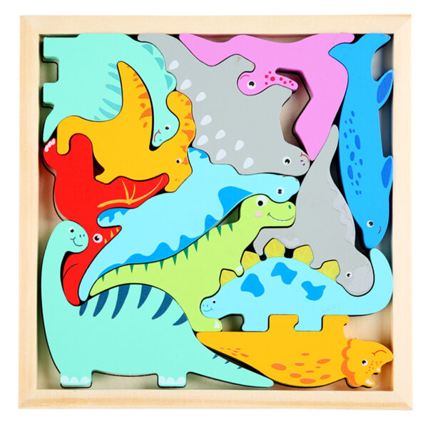 Cartoon animal 3D  jigsaw puzzle board