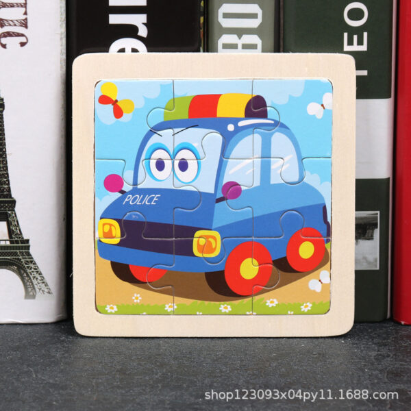 9PCS WOODEN JIGSAW PUZZLE