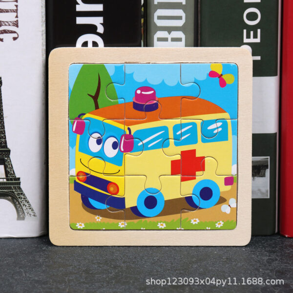 9PCS WOODEN JIGSAW PUZZLE