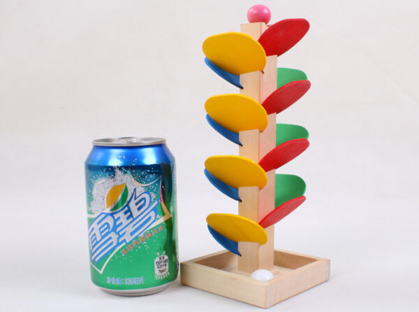 Wooden Ball Run Track  Children Game