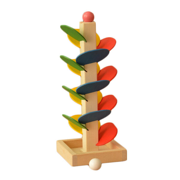 Wooden Ball Run Track  Children Game