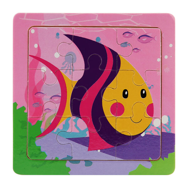 9PCS WOODEN JIGSAW PUZZLE