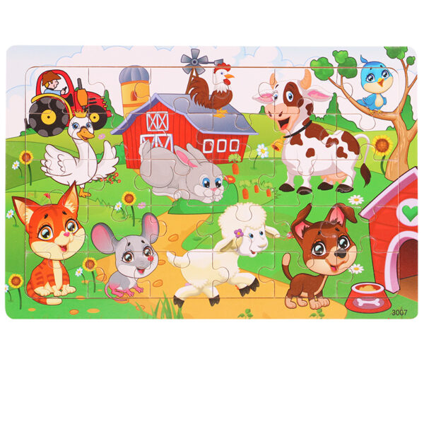 30PCS WOODEN JIGSAW PUZZLE