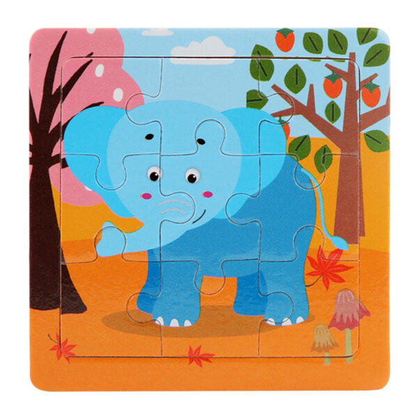 9PCS WOODEN JIGSAW PUZZLE