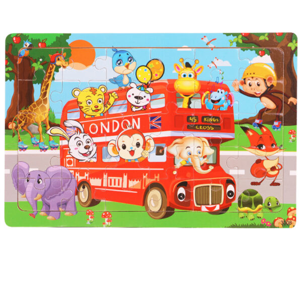 30PCS WOODEN JIGSAW PUZZLE