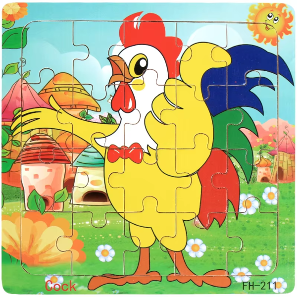 20PCS WOODEN JIGSAW PUZZLE
