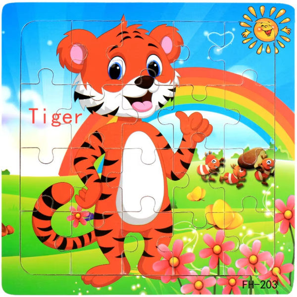 20PCS WOODEN JIGSAW PUZZLE