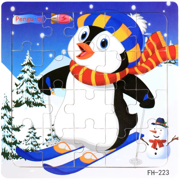 20PCS WOODEN JIGSAW PUZZLE