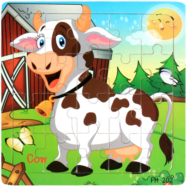 20PCS WOODEN JIGSAW PUZZLE