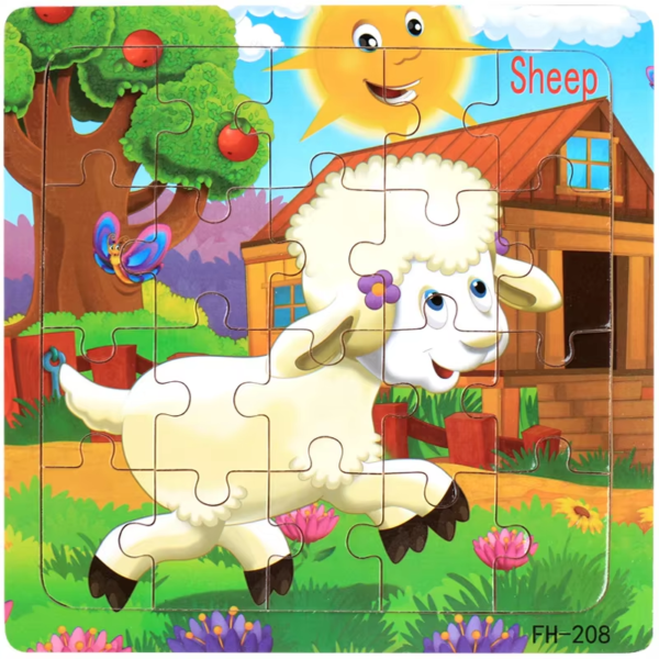 20PCS WOODEN JIGSAW PUZZLE