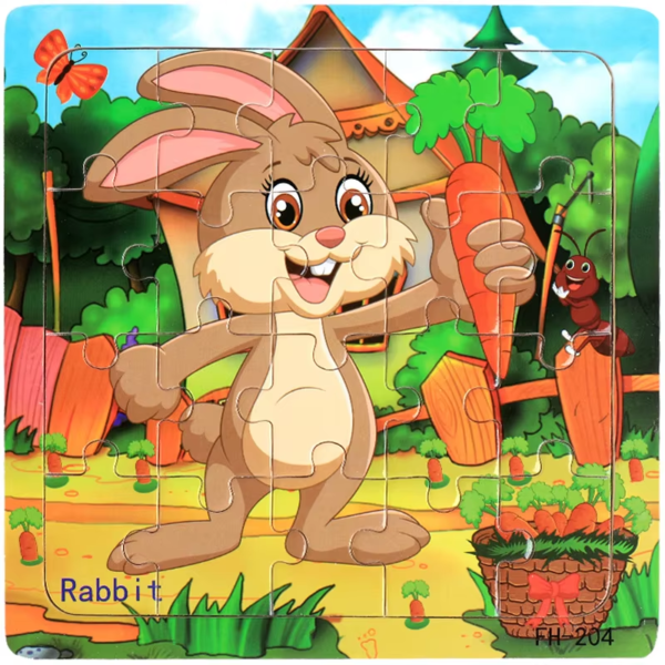 20PCS WOODEN JIGSAW PUZZLE