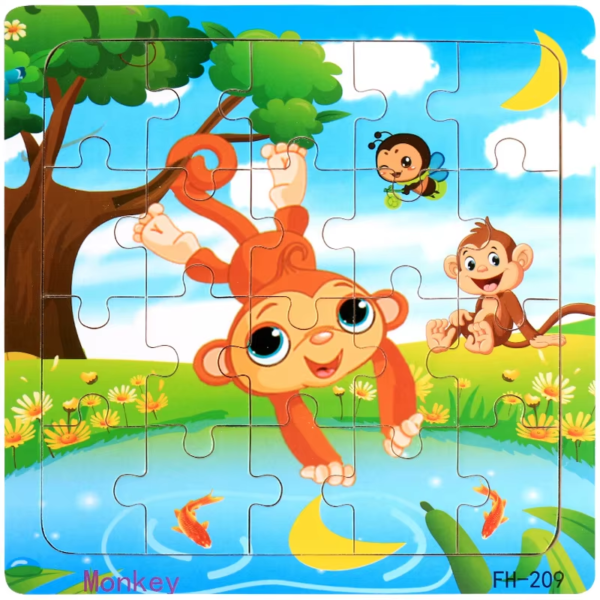 20PCS WOODEN JIGSAW PUZZLE