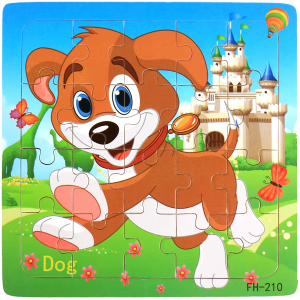 20PCS WOODEN JIGSAW PUZZLE