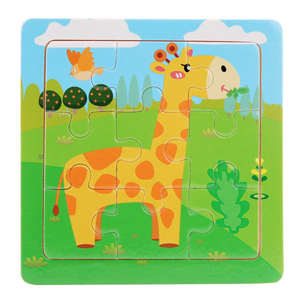 9PCS WOODEN JIGSAW PUZZLE