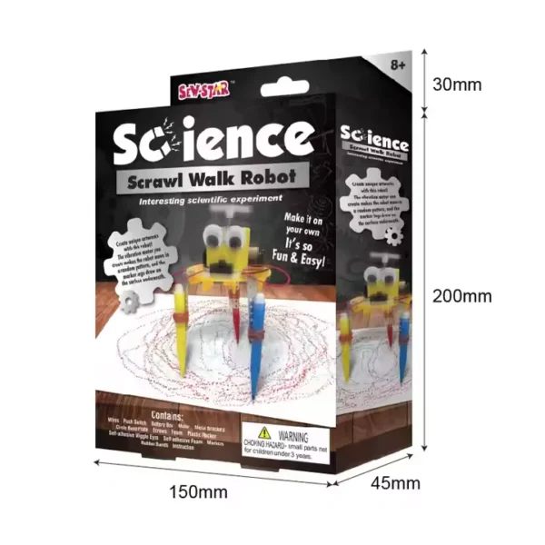 SCIENCE WALKING & DRAWING ROBOT
